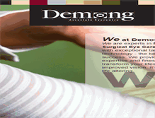 Tablet Screenshot of demong.com